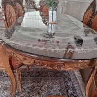 میزنهارخوری 8نفره|میز و صندلی غذاخوری|قم, کلهری|دیوار