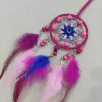 آویز ماشین دریم کچر سرخابی
