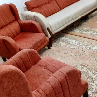 مبلمان چستر راحتی دو رنگ با چوب روسی فروش فوری|مبلمان خانگی و میز عسلی|سهند, |دیوار