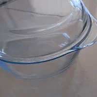 قابلمه پیرکس خارجی شعله مستقیم