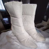 نیم بوت پافری و کتونی در حد نو