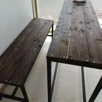 میز و نیمکت کافه