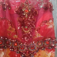 پیراهن مجلسی  خرم سلطانی کامل کار دست