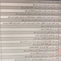 لوازم بدنه پژو ۲۰۶، سمند، ۴۰۵ و پارس