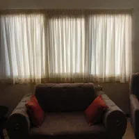 پرده کتان شاین دار سالم|پرده، رانر، رومیزی|پردیس, فاز ۳|دیوار