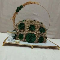 تزیینات حرفه ای سینی حنا بندان