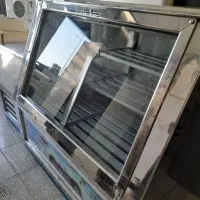یخچال ویترینی تمام استیل پارس سرما