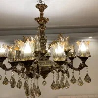 لوستر ۱۵ شعله بسیار تمیز و سالم|لوستر و چراغ آویز|تهران, جهاد|دیوار