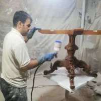 رنگ کاری چوب و مصنوعات چوبی