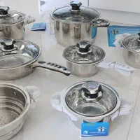 سرویس قابلمه استیل ارشیا آلمانی اکبندمناسب جهیزیه|ظروف پخت‌وپز|تهران, مرزداران|دیوار