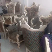 مبل سلطنطی با میز ناهار خوری خیلی تر تمیز|مبلمان خانگی و میز عسلی|خاوران, |دیوار