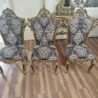 مبلمان نهار خوری( میز ناهار خوری) ۸ نفره چوب منبت|میز و صندلی غذاخوری|تهران, شهران جنوبی|دیوار