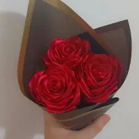 گل های ماندگار روبانی بسیار زیبا