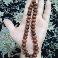 انگشتر‌نقره سعید تهران با تسبیح کهربا وخرمای وحشی‌|جواهرات|سرپل ذهاب, |دیوار