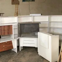 میز قفسه ویترین کانتر دکور پیشخوان تحویل فوری