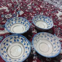 کاسه بزرگ و پارچ ماهی سفالی و 4 عد کاسه قیمت دار|صنایع دستی و سایر لوازم تزئینی|تهران, مهرآباد جنوبی|دیوار