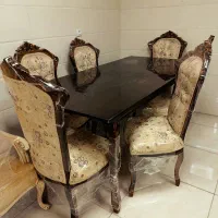 مبلمان امپراطور 7نفره و میز غذاخوری ۶نفره|مبلمان خانگی و میز عسلی|کرج, شهرک فهمیده|دیوار