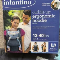 آغوشی نوزاد کلاه دار اینفنتینو مدل ergonomic