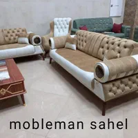 مبل راحتی کارن هفت نفره چستر لمسه شرکتی با گارانتی|مبلمان خانگی و میز عسلی|نظرآباد, رسالت|دیوار