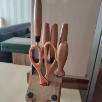 ست چاقو طرح چوب سالم سالم