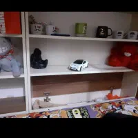 تخت خواب دو طبقه چوبی|تخت و سرویس خواب|مسجد سلیمان, |دیوار