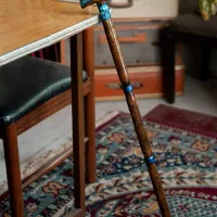 عصا دست ساز چوب و رزین مدل نیلو|آرایشی، بهداشتی، درمانی|اصفهان, باغ زرشک|دیوار