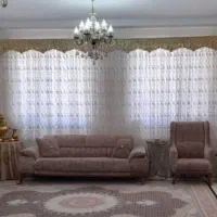 پرده 6متری کارشده حریر