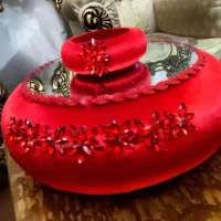 جا حنایی مخمل زیبا