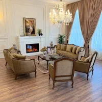 مبل مدل فرانسوی ۳ گل کیفیت شرکتی / نقد و اقساط