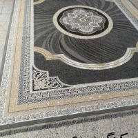 فرش طرح کینگ دودی //// زمینه مشکی