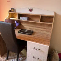 میز تحریر و کتابخانه