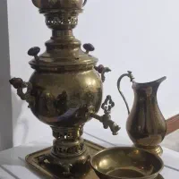 سماور طرح قدیم|سماور، چای‌ساز، قهوه‌ساز|شبستر, |دیوار