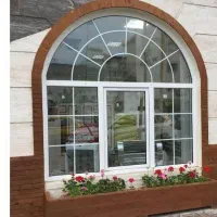 پنجره دوجداره upvc الومینیوم ترمال بریک توری