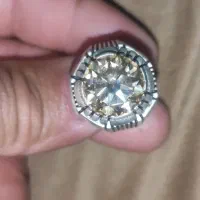 انگشتر موزونایت نقره 925|جواهرات|مهاباد (آذربایجان غربی), |دیوار