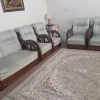 مبل راحتی چوبی پارچه ای|مبلمان خانگی و میز عسلی|اصفهان, کوی امیریه|دیوار