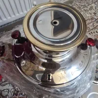 سماور بزرگ ۱۰ لیتری ارزندی نو با کارتون|سماور، چایساز، قهوهساز|اسلامشهر, شهرک مفیدی|دیوار