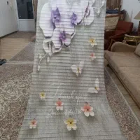 پرده کرکره ای زبرا مناسب دربهای شیشه ای سالم نو