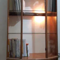 بوفه چوبی سالم چراغ دار