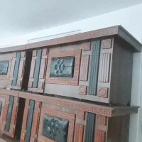 میز مدیریت ال وکیوم جلو چرم چستر ۸۰×۱۶۰ نونو