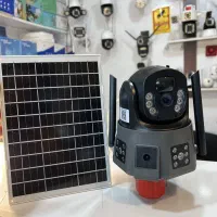 دوربین سیمکارت خور بیسیم خورشیدی ضدآب سمنان|دوربین مداربسته|سمنان, |دیوار