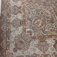 فرش کاشان ۹ متری تراکم۱۲۰۰ گردویی نو نو