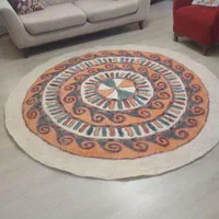 نمد گرد بزرگ|گلیم، جاجیم، گبه|رودهن, |دیوار