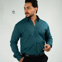 پیراهن مردانه استین بلند پارچه شانلی در 10 رنگ