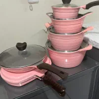 سرویس قابلمه چدن گرانیت