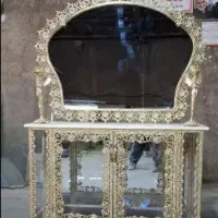 آینه بوفه 5 کنسول برنز برنزی