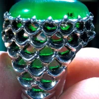 انگشتر فدیوم ایران آصف.زنجیر یزد بافت تسبیح کهنه