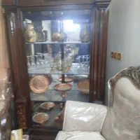 ویترین تمام چوب|بوفه، ویترین، کنسول|فلاورجان, |دیوار