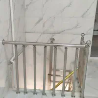 نرده استیل . حفاظ استیل بانکی .پله گرد. شمشیری