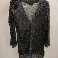 بلوز مجلسی زنانه در دو رنگ مشکی و زرشکی