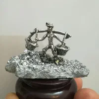 سنگهای زینتی با آدمک معدن کار|کلکسیون اشیاء عتیقه|رفسنجان, |دیوار